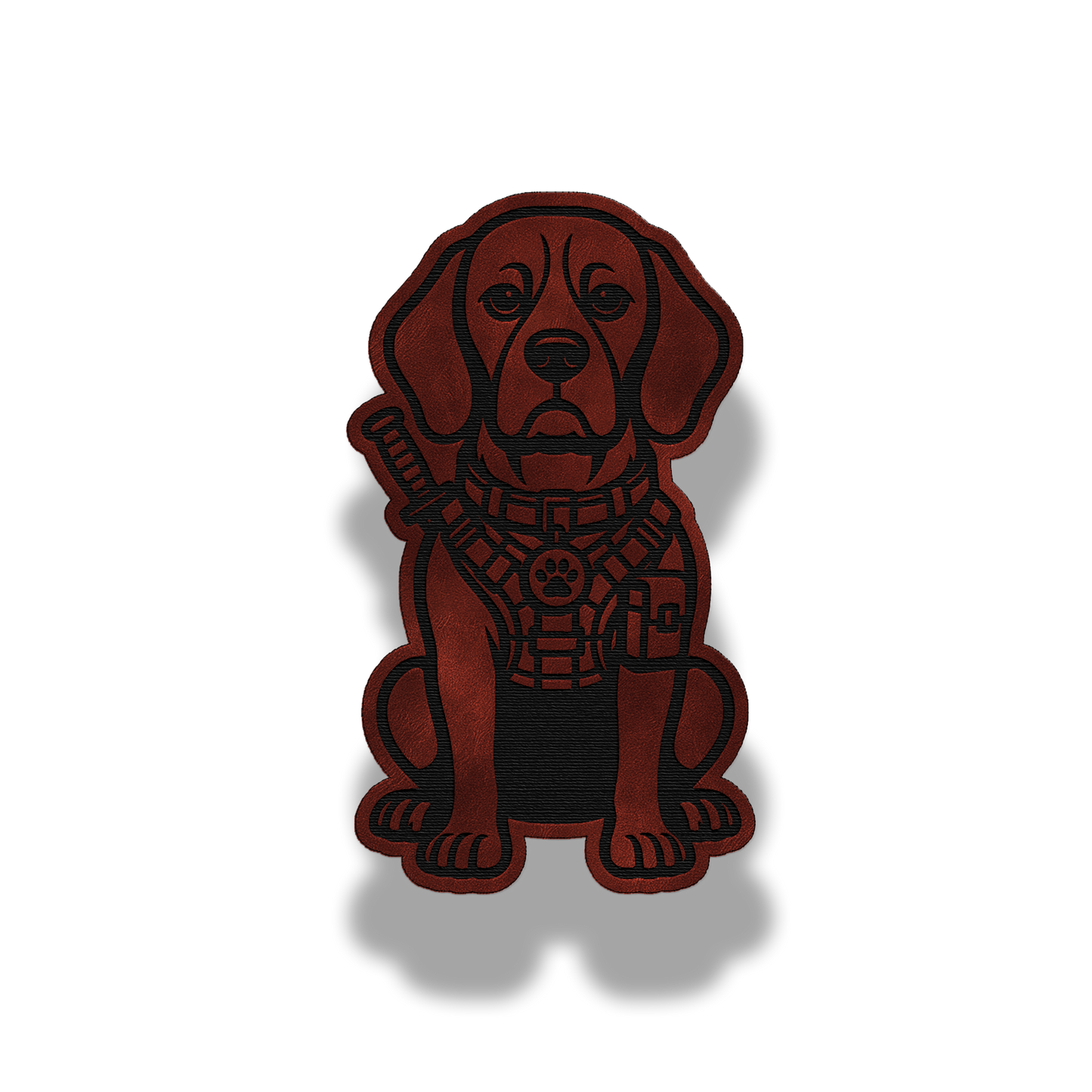 Tactical Beagle Dog Patch – Leatherette Morale Patch