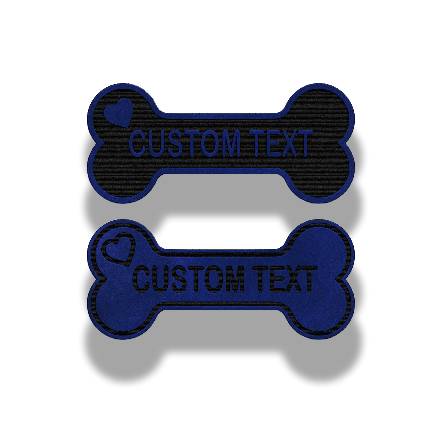Custom Dog Bone Name Patch – Leatherette Patch