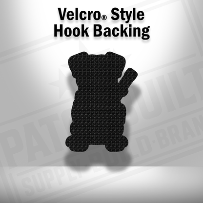 Tactical Boxer Dog Patch – Leatherette Morale Patch