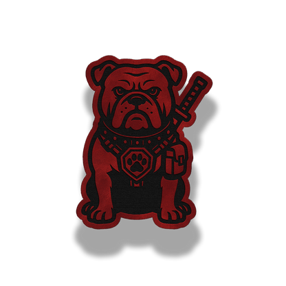 Tactical Bulldog Dog Patch – Leatherette Morale Patch