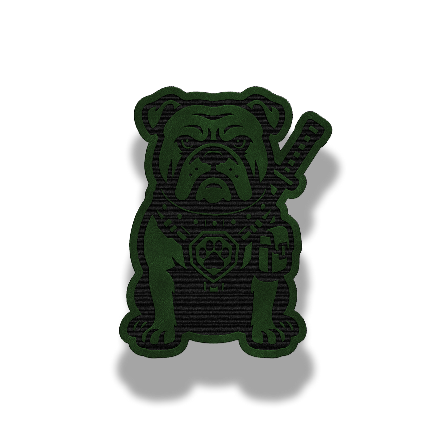 Tactical Bulldog Dog Patch – Leatherette Morale Patch