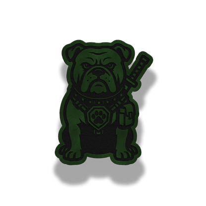 Tactical Bulldog Dog Patch – Leatherette Morale Patch