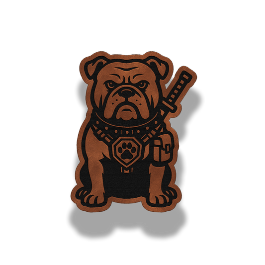Tactical Bulldog Dog Patch – Leatherette Morale Patch