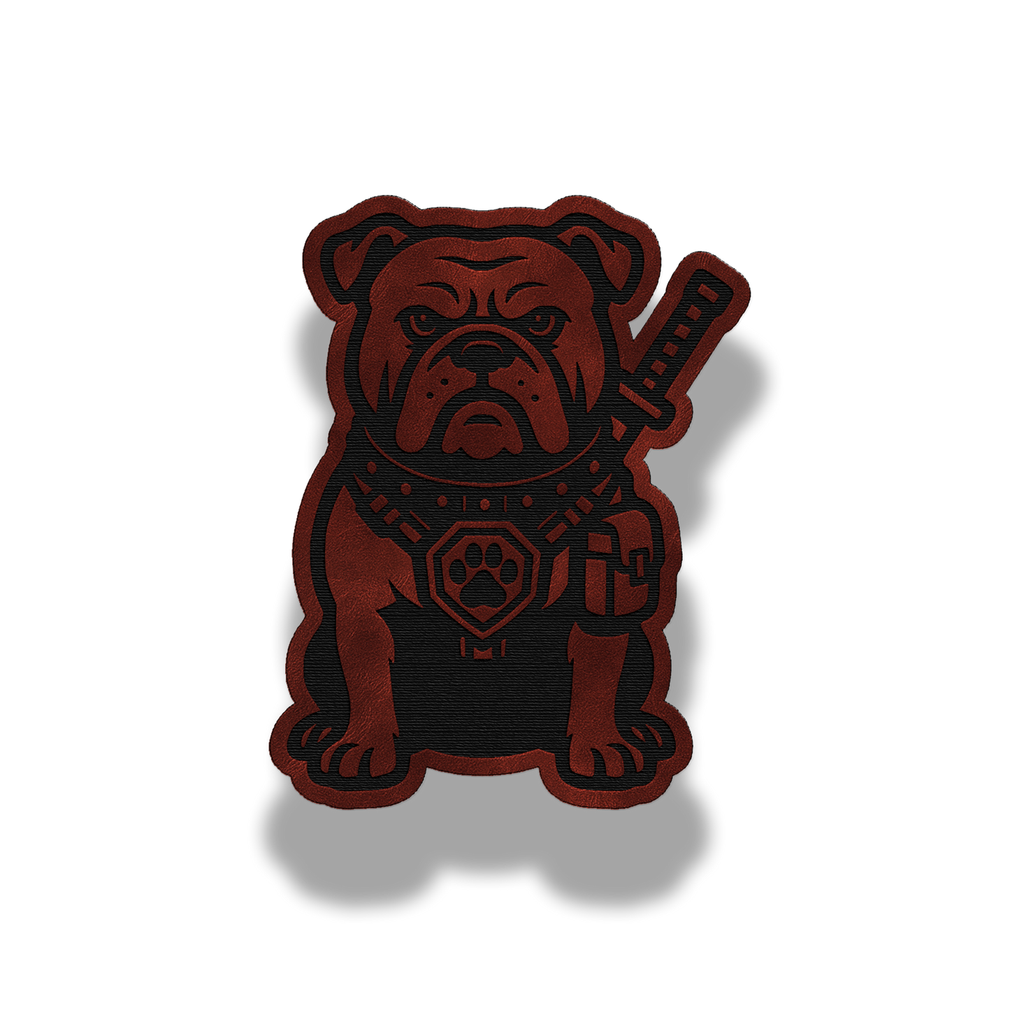 Tactical Bulldog Dog Patch – Leatherette Morale Patch