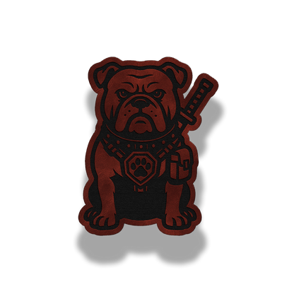 Tactical Bulldog Dog Patch – Leatherette Morale Patch