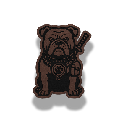 Tactical Bulldog Dog Patch – Leatherette Morale Patch