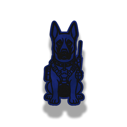 Tactical Belgian Malinois Dog Patch – Leatherette Morale Patch