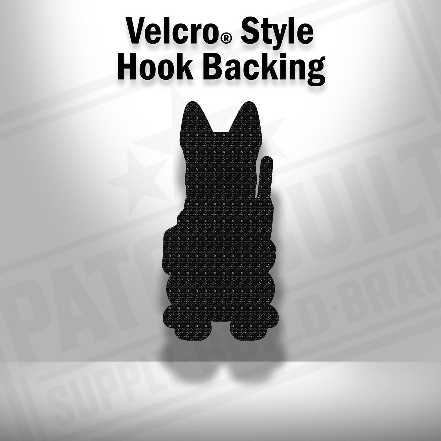 Tactical Belgian Malinois Dog Patch – Leatherette Morale Patch