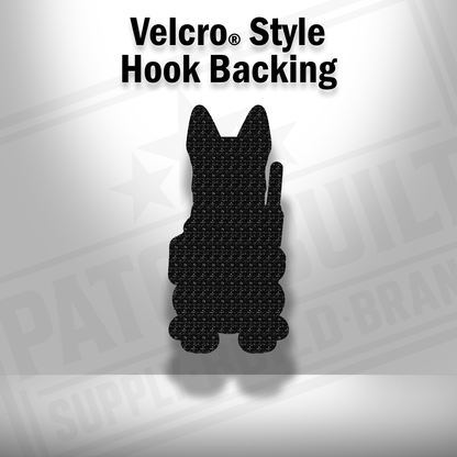 Tactical Belgian Malinois Dog Patch – Leatherette Morale Patch