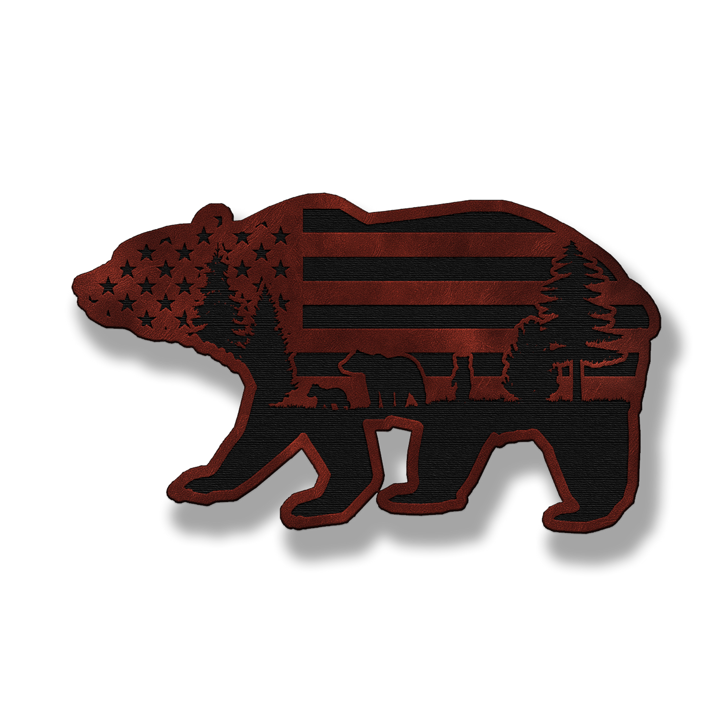 Bear Mountain Flag – Leatherette Morale Patch