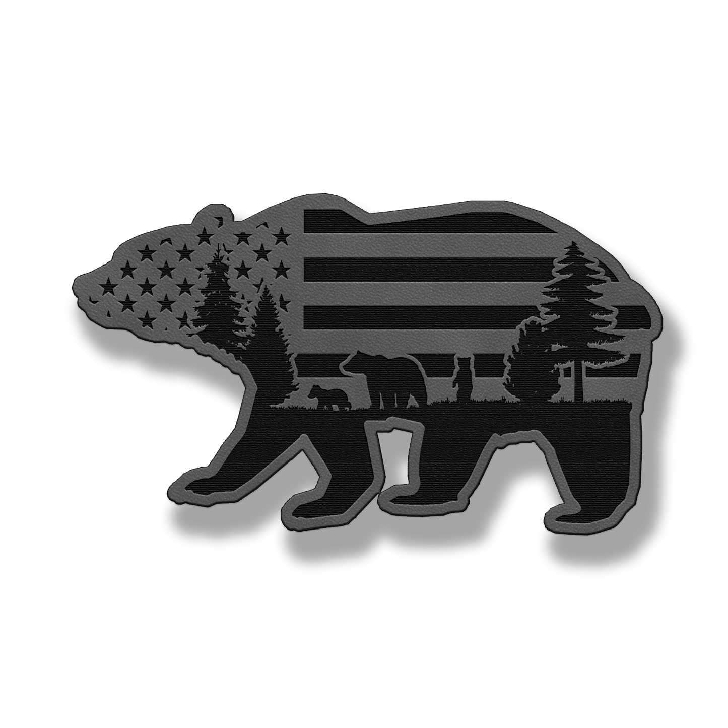 Bear Mountain Flag – Leatherette Morale Patch