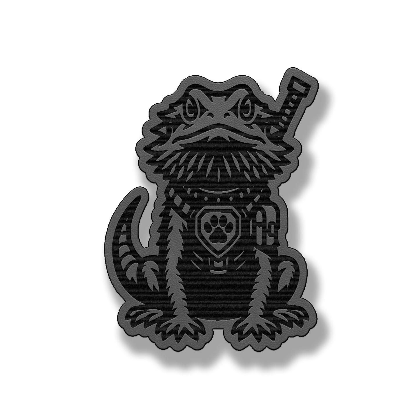 Tactical Bearded Dragon Patch – Leatherette Morale Patch