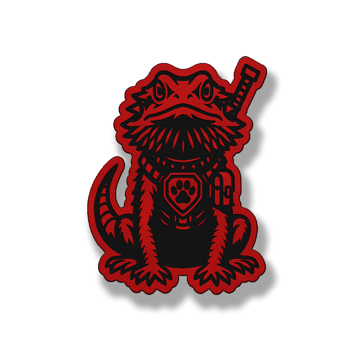Tactical Bearded Dragon Patch – Leatherette Morale Patch