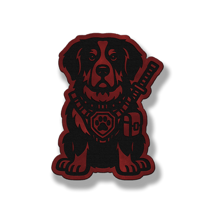 Tactical Bernese Mountain Dog Patch – Leatherette Morale Patch