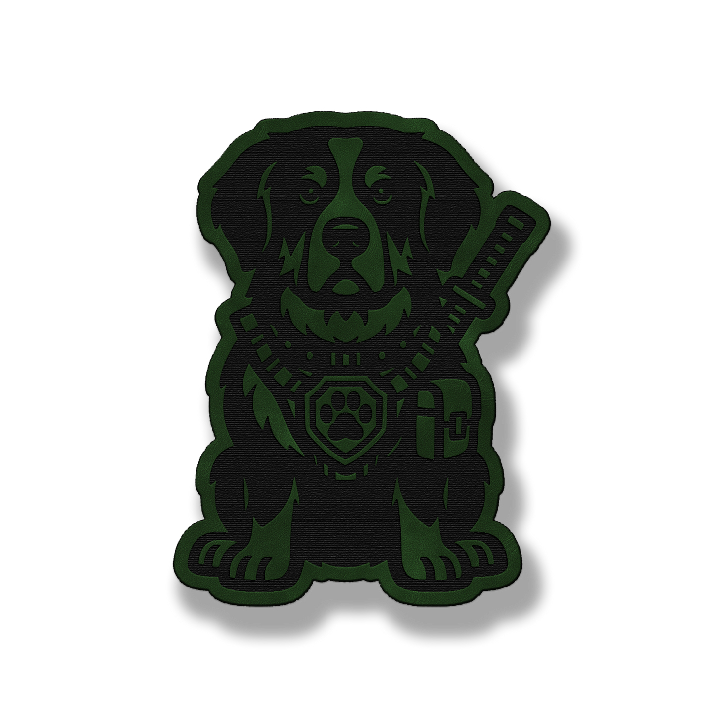 Tactical Bernese Mountain Dog Patch – Leatherette Morale Patch