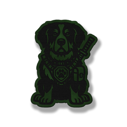 Tactical Bernese Mountain Dog Patch – Leatherette Morale Patch