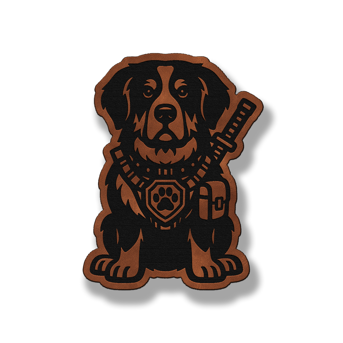 Tactical Bernese Mountain Dog Patch – Leatherette Morale Patch