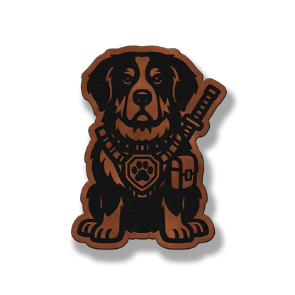 Tactical Bernese Mountain Dog Patch – Leatherette Morale Patch