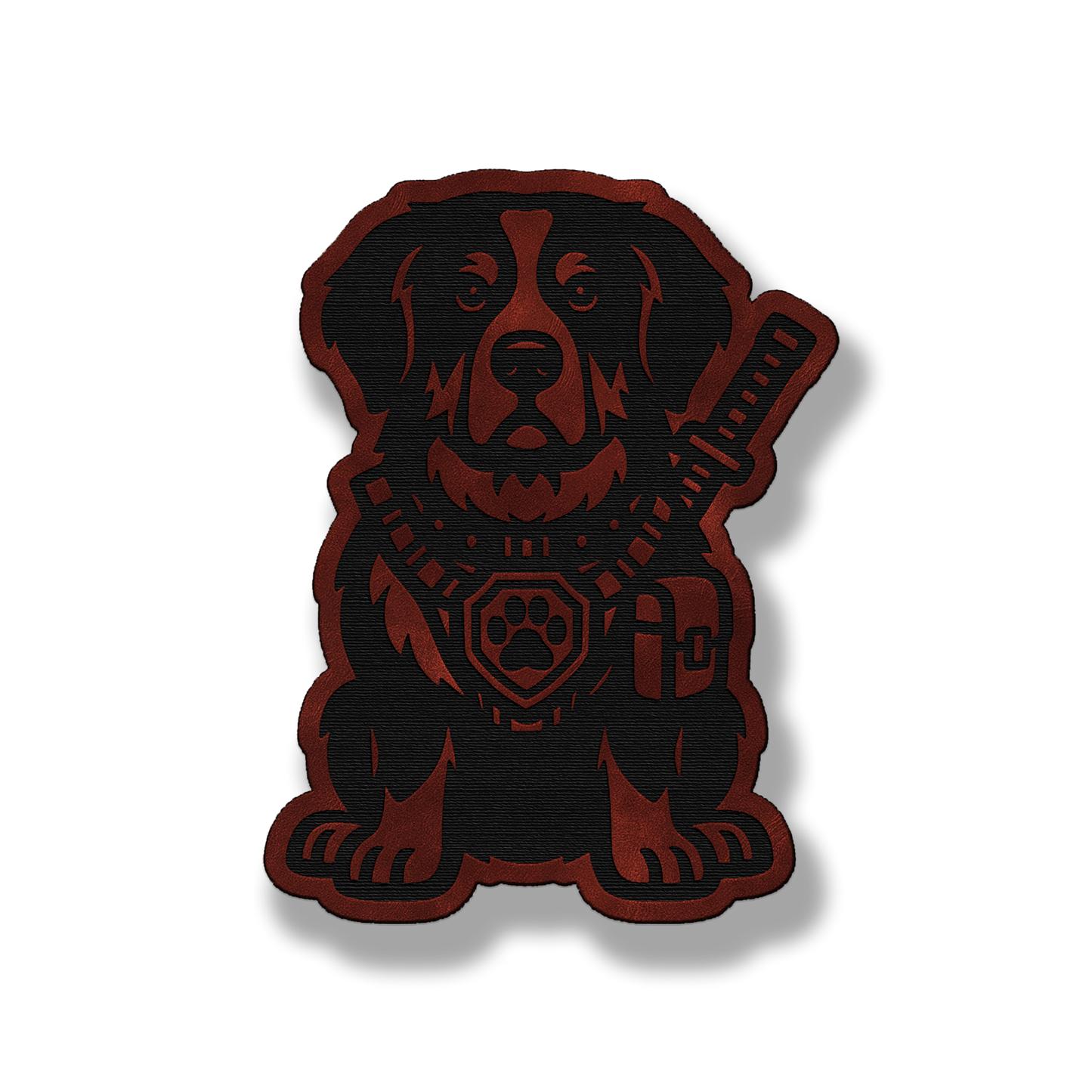 Tactical Bernese Mountain Dog Patch – Leatherette Morale Patch