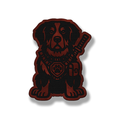 Tactical Bernese Mountain Dog Patch – Leatherette Morale Patch