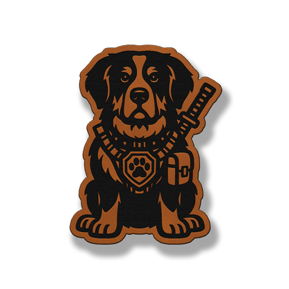 Tactical Bernese Mountain Dog Patch – Leatherette Morale Patch