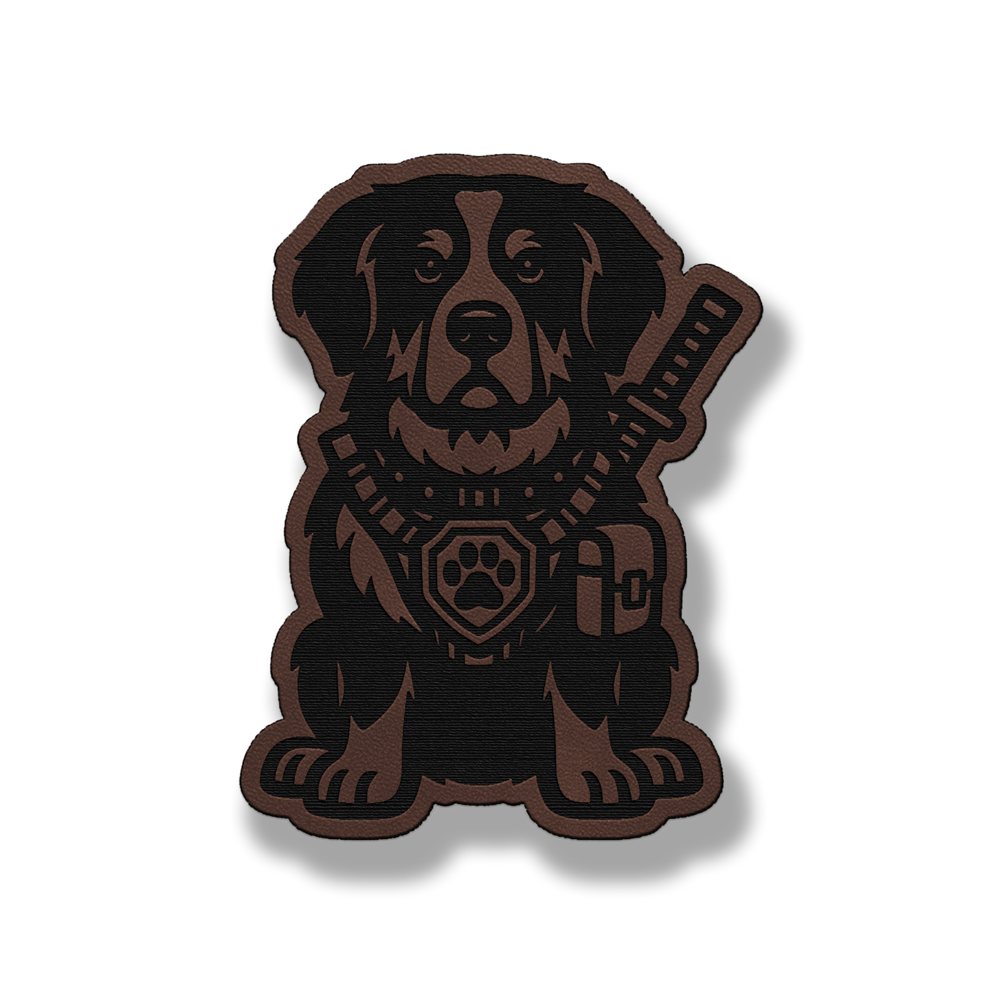 Tactical Bernese Mountain Dog Patch – Leatherette Morale Patch