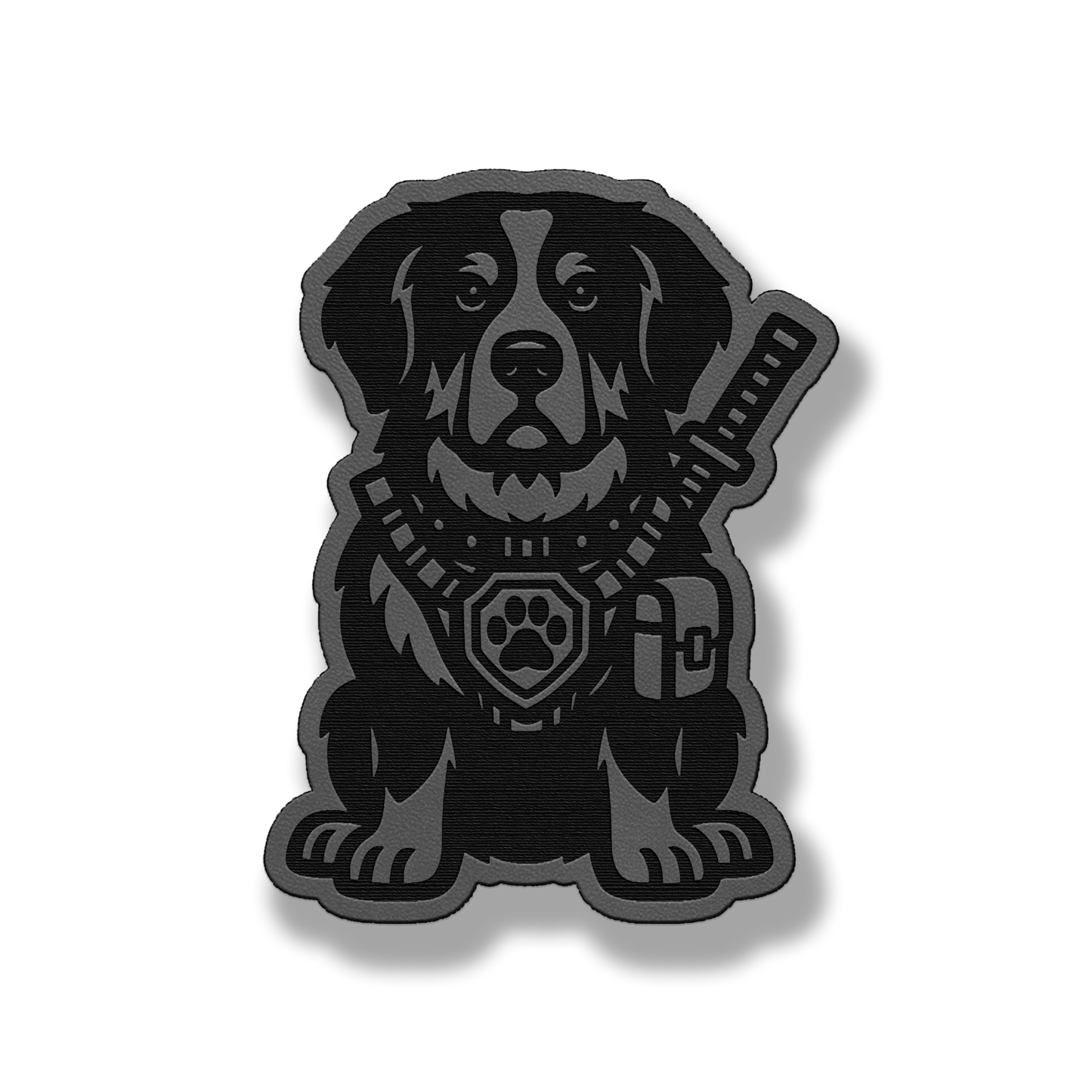 Tactical Bernese Mountain Dog Patch – Leatherette Morale Patch