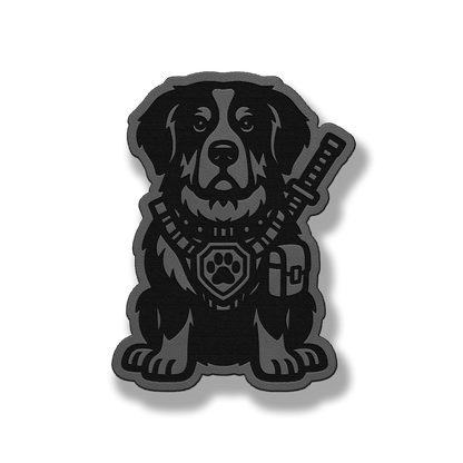 Tactical Bernese Mountain Dog Patch – Leatherette Morale Patch