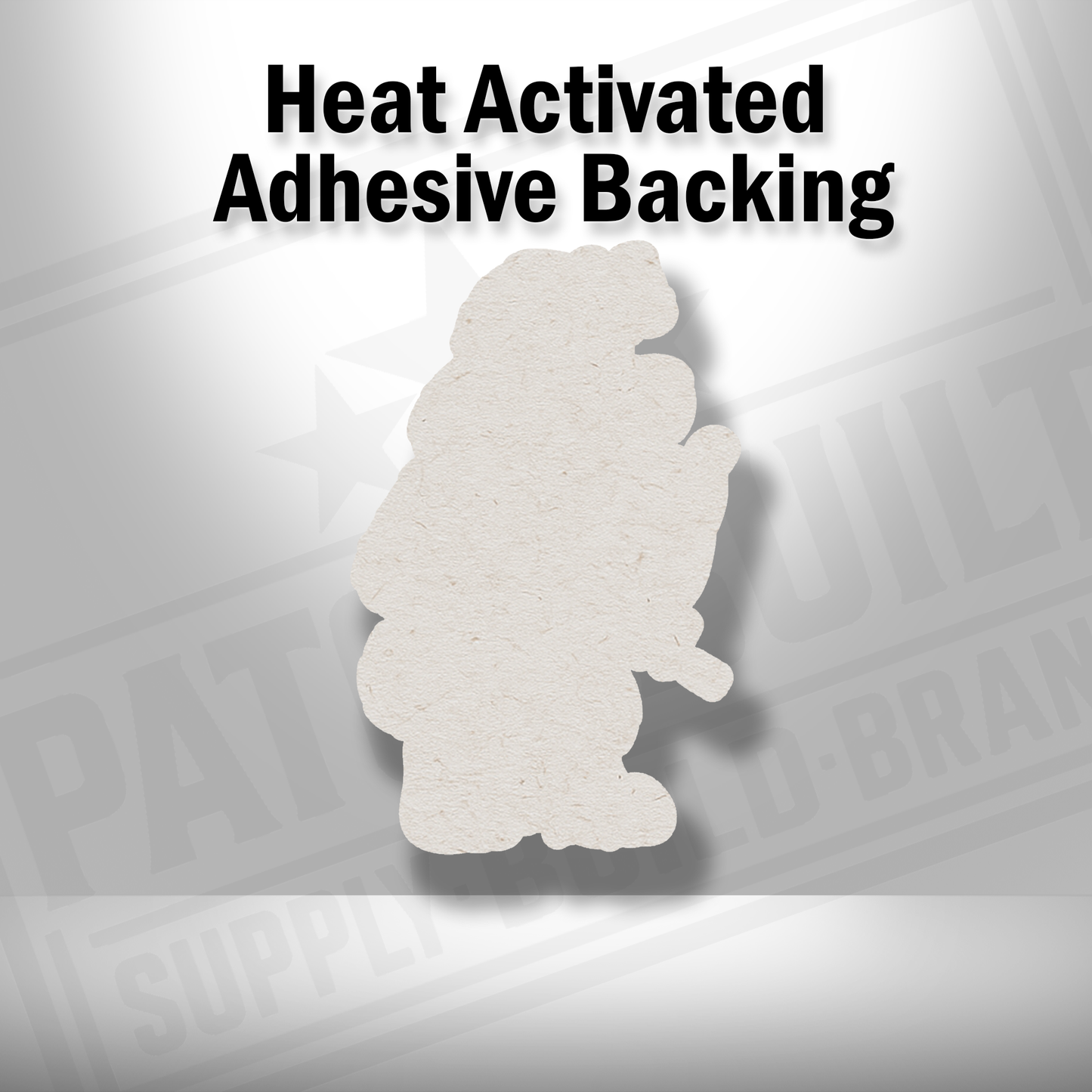 Big Red Tactical Dog Patch – Leatherette Morale Patch