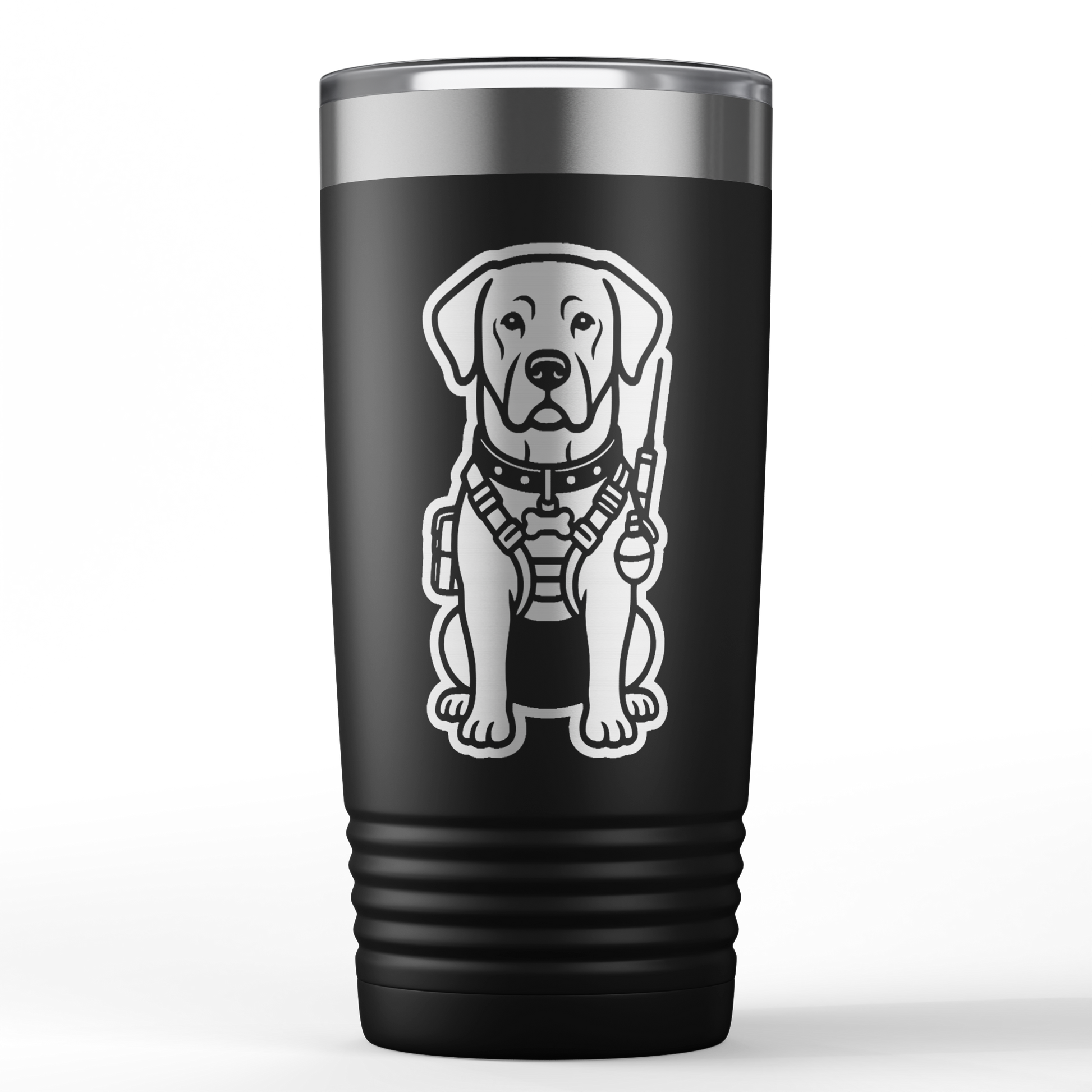 Labrador dog laser-engraved 20oz Polar Camel tumbler