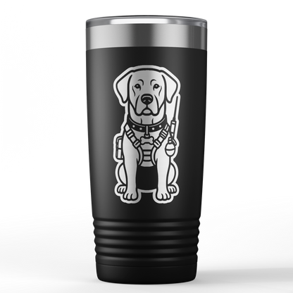 Labrador dog laser-engraved 20oz Polar Camel tumbler