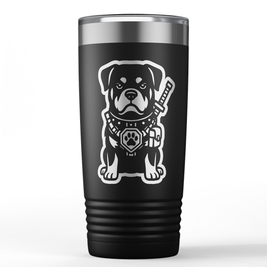 Rottweiler 20oz Polar Camel® Laser-Engraved Tumbler