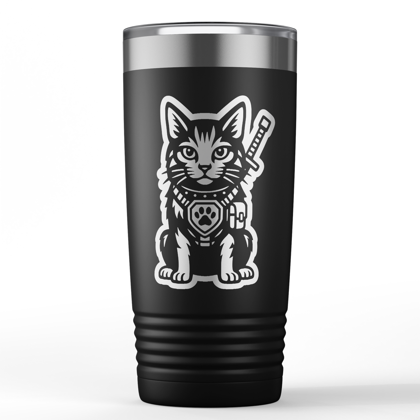 Cat 20oz Polar Camel® Laser-Engraved Tumbler