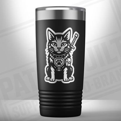 Cat 20oz Polar Camel® Laser-Engraved Tumbler