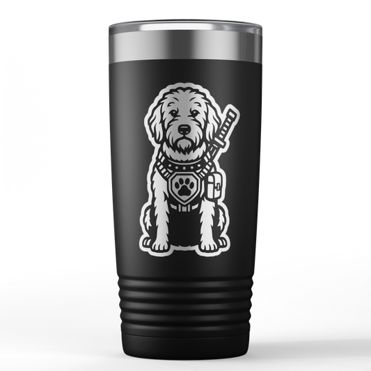 Golden Doodle Dog 20oz Polar Camel® Laser-Engraved Tumbler