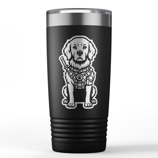 Golden Retriever Dog 20oz Polar Camel® Laser-Engraved Tumbler