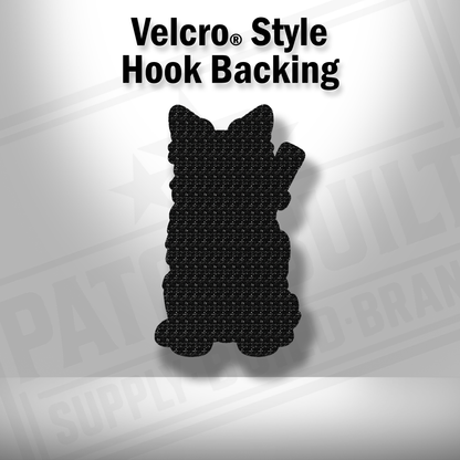 Tactical Border Collie Patch – Leatherette Morale Patch
