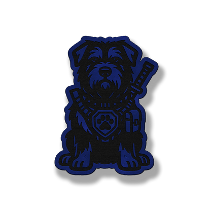 Tactical Bouvier Dog Patch – Leatherette Morale Patch