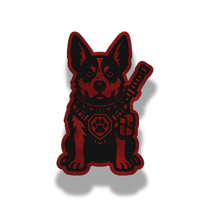 Tactical Cattle Dog Patch – Leatherette Morale Patch