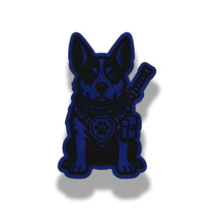 Tactical Cattle Dog Patch – Leatherette Morale Patch