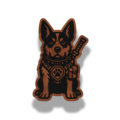 Tactical Cattle Dog Patch – Leatherette Morale Patch