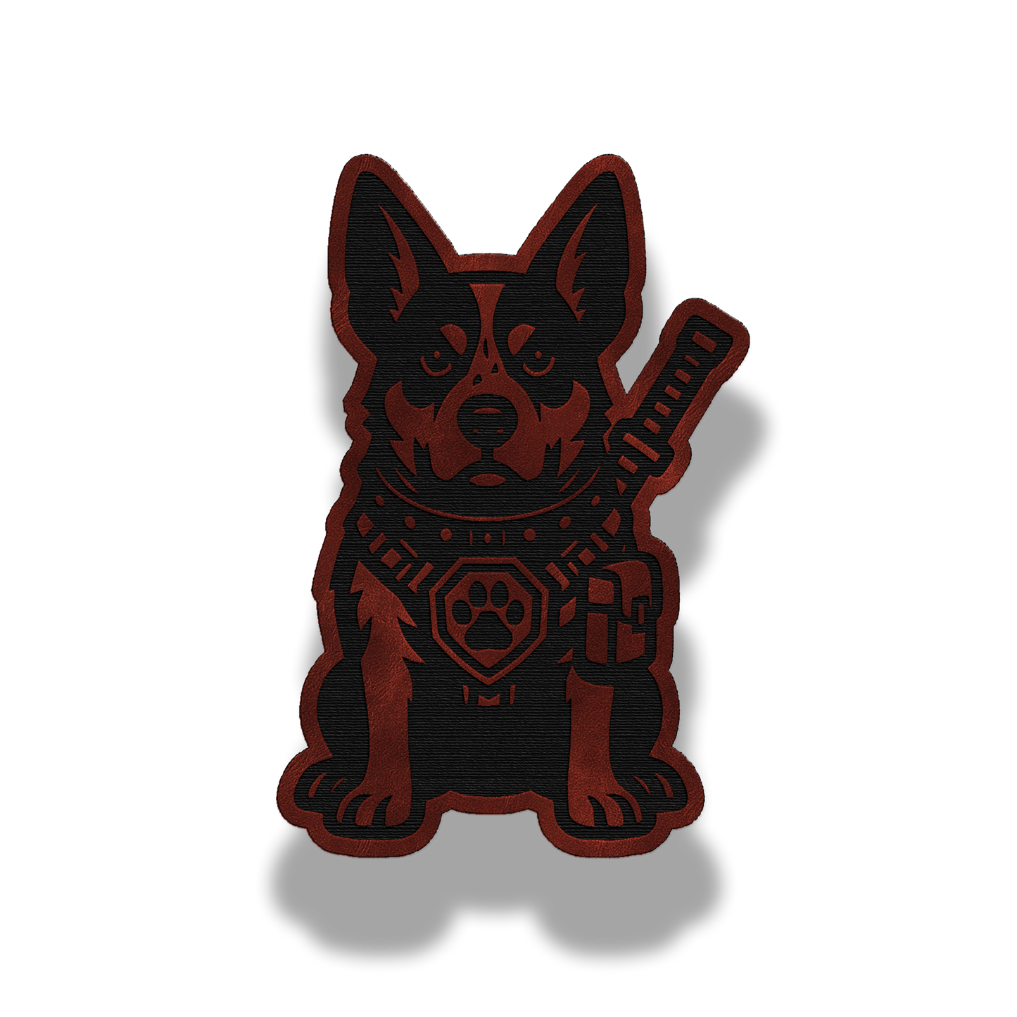 Tactical Cattle Dog Patch – Leatherette Morale Patch
