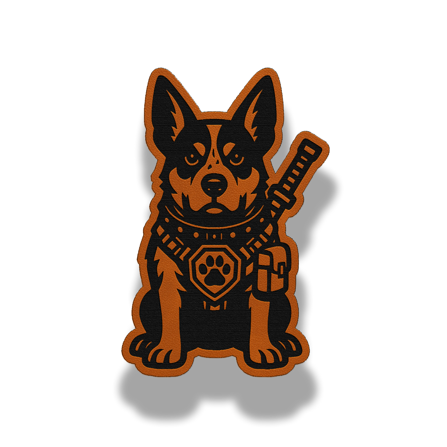 Tactical Cattle Dog Patch – Leatherette Morale Patch