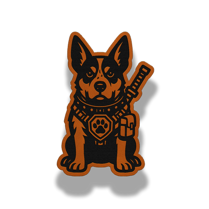 Tactical Cattle Dog Patch – Leatherette Morale Patch