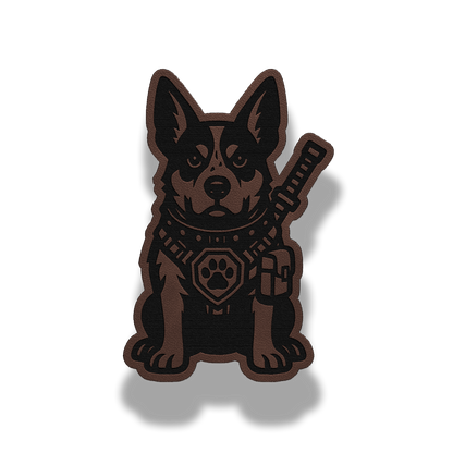 Tactical Cattle Dog Patch – Leatherette Morale Patch