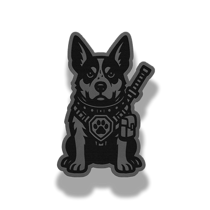 Tactical Cattle Dog Patch – Leatherette Morale Patch