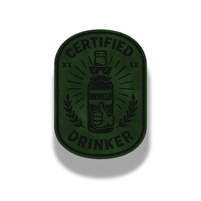 Certified Drinker – Leatherette Patch