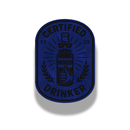 Certified Drinker – Leatherette Patch