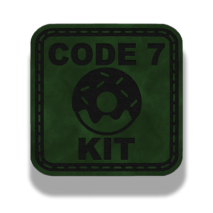 Code 7 Kit Patch – Leatherette Morale Patch