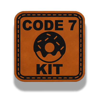 Code 7 Kit Patch – Leatherette Morale Patch